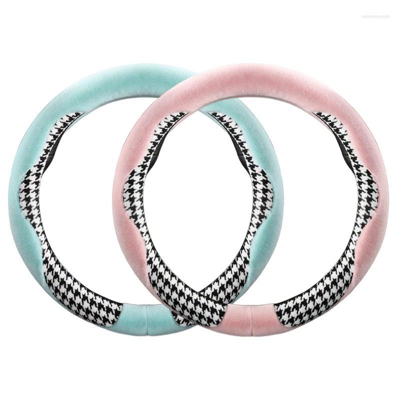 Steering Wheel Covers Driving Cover Universal Car Durable Moisture Wicking Accessory For Women Men Spring
Steering Wheel Covers Driving Cover Universal Car Durable Moisture Wicking Accessory For Women Men Spring