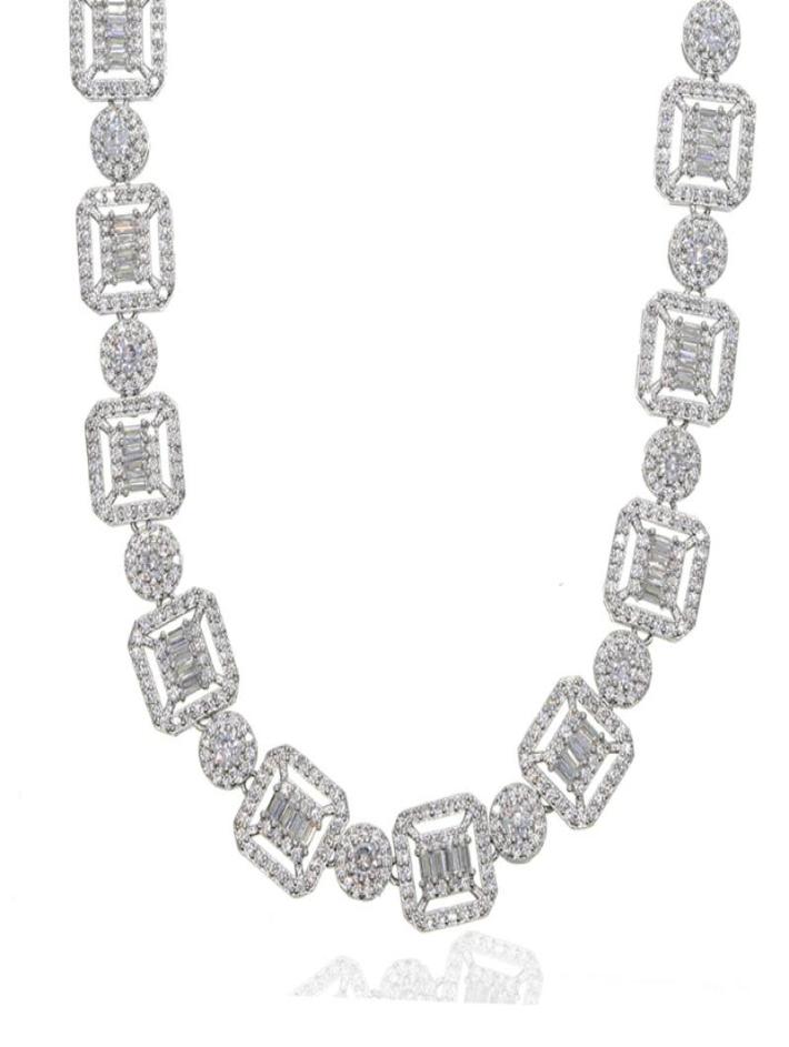 2020 New Baguette Cluster Tennis Chain Necklace Silver Color Baguette And Cluster Link CZ Iced Bling Chain Choker For Man Women8119280
2020 New Baguette Cluster Tennis Chain Necklace Silver Color Baguette And Cluster Link CZ Iced Bling Chain Choker For Man Women8119280