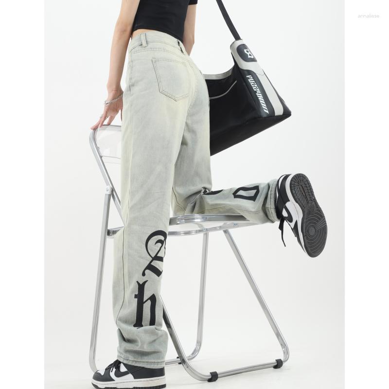 Women' Jeans Blue Women Printing High Waist American Streetwear Wide Leg Pants Fashion Vintage Straight Summer Y2K Style Female Trouser, Sky blue
Women' Jeans Blue Women Printing High Waist American Streetwear Wide Leg Pants Fashion Vintage Straight Summer Y2K Style Female Trouser, Sky blue