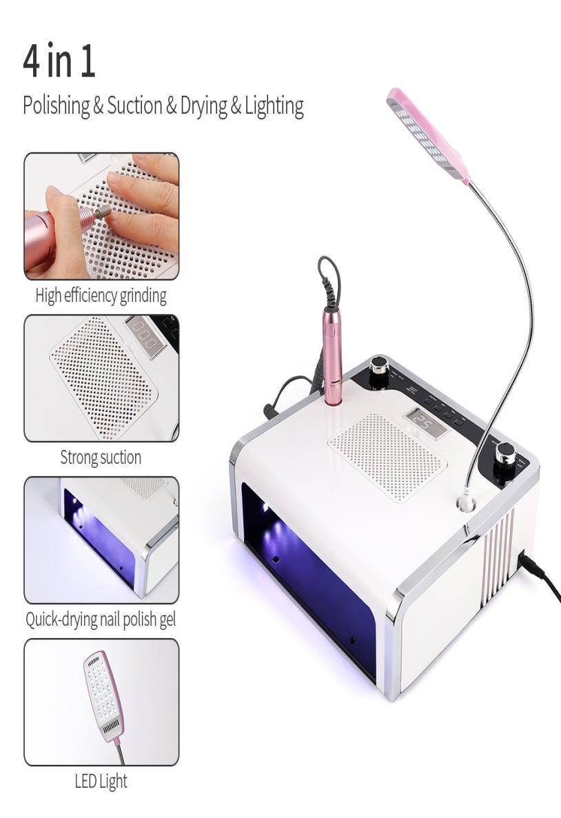 4IN1 Mult Nail Machine Vacuum Cleaner Dust Collector With Light UV Nail Lamp 30000RPM Handpiece Drill Manucure Drill Bits Set8625944
4IN1 Mult Nail Machine Vacuum Cleaner Dust Collector With Light UV Nail Lamp 30000RPM Handpiece Drill Manucure Drill Bits Set8625944