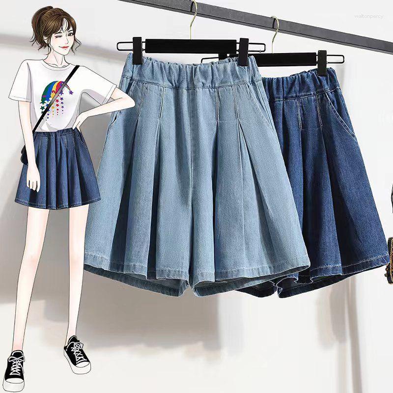 Women' Jeans Casual High Waist Wide Leg Shorts Summer Loose Female Denim Fashion Ladies Street Bottoms Mujer U152, Blue
Women' Jeans Casual High Waist Wide Leg Shorts Summer Loose Female Denim Fashion Ladies Street Bottoms Mujer U152, Blue