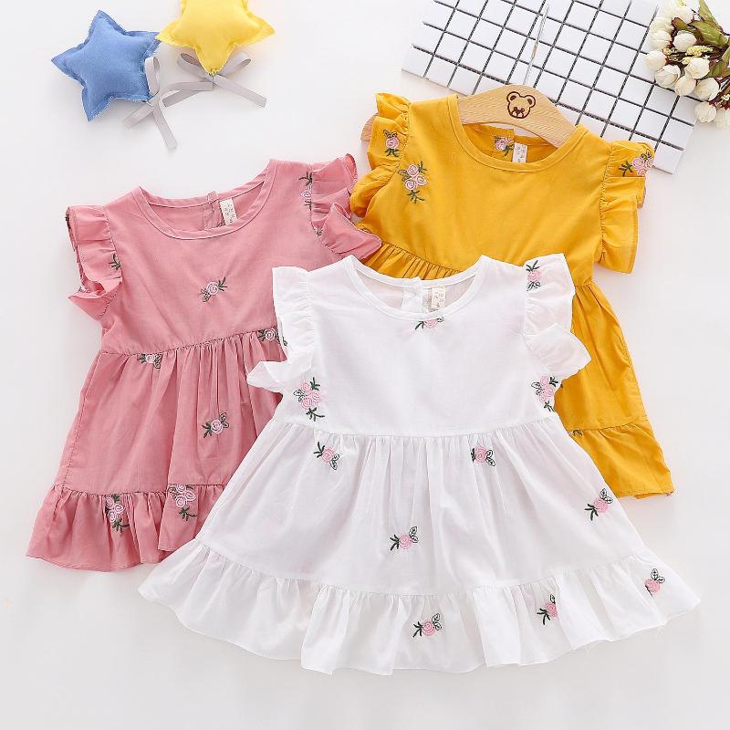 Girl Dresses Summer Cotton Dress 2023 Baby Girls Cute Flowers Embroidery Princess Infant Kids Casual Birthday Clothes 0-3age, Pink
Girl Dresses Summer Cotton Dress 2023 Baby Girls Cute Flowers Embroidery Princess Infant Kids Casual Birthday Clothes 0-3age, Pink