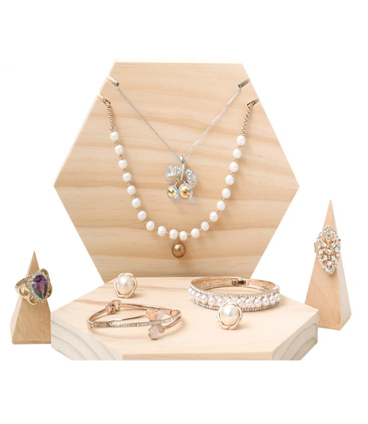 DDisplayCreative Hexagon Pendant Jewelry Display Tray Rustic Personalized Necklace Display Holder Wooden Bracelet Display Stand1589617
DDisplayCreative Hexagon Pendant Jewelry Display Tray Rustic Personalized Necklace Display Holder Wooden Bracelet Display Stand1589617