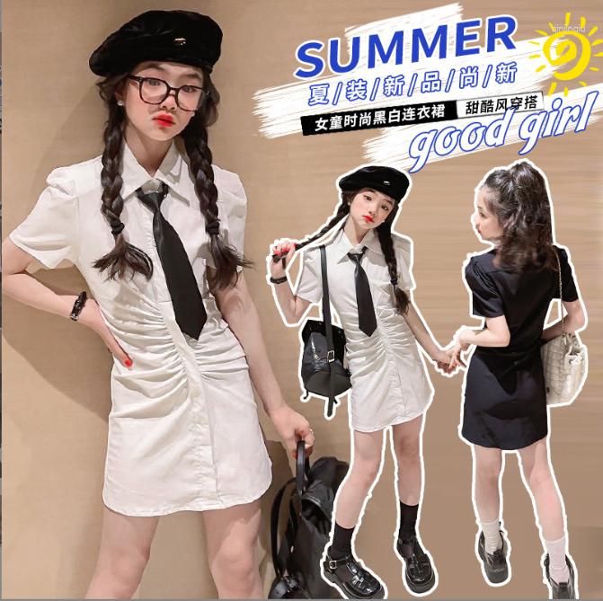Girl Dresses 2023 Girls Puffy Dress With Tie Summer Cotton Solid Colors Good Quality Fashion 4-15 Years E917, White
Girl Dresses 2023 Girls Puffy Dress With Tie Summer Cotton Solid Colors Good Quality Fashion 4-15 Years E917, White