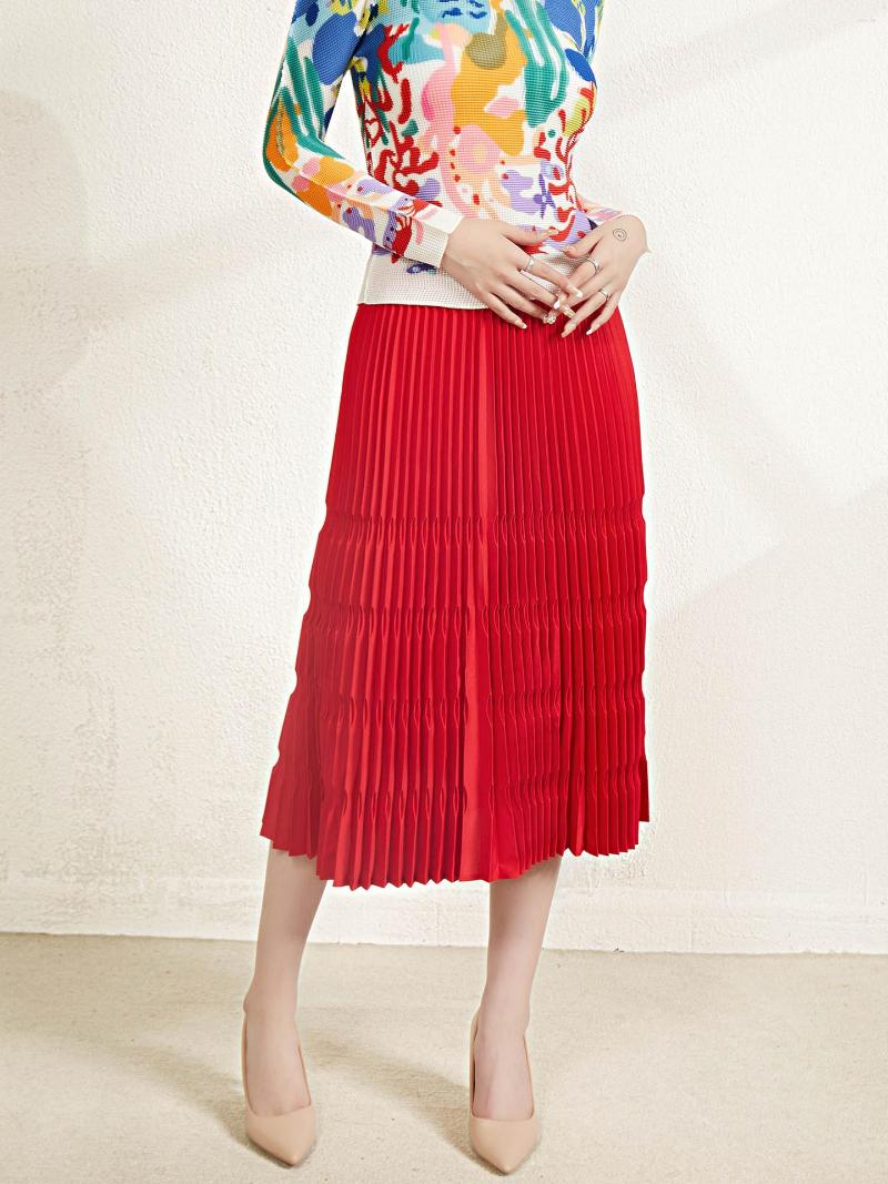 Skirts Pleated Half Skirt Jacquard Handmade Summer Slim Fit Fashion Casual Mid Length Women, Picture color
Skirts Pleated Half Skirt Jacquard Handmade Summer Slim Fit Fashion Casual Mid Length Women, Picture color