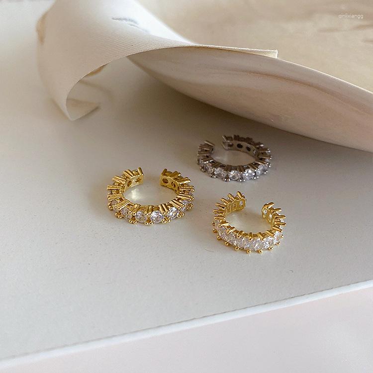 Backs Earrings 1 Piece 925 Silver Needle Gold Color Round Clip - Fashionable Crystal Ear Cuff For Women Classic EarCuff
Backs Earrings 1 Piece 925 Silver Needle Gold Color Round Clip - Fashionable Crystal Ear Cuff For Women Classic EarCuff