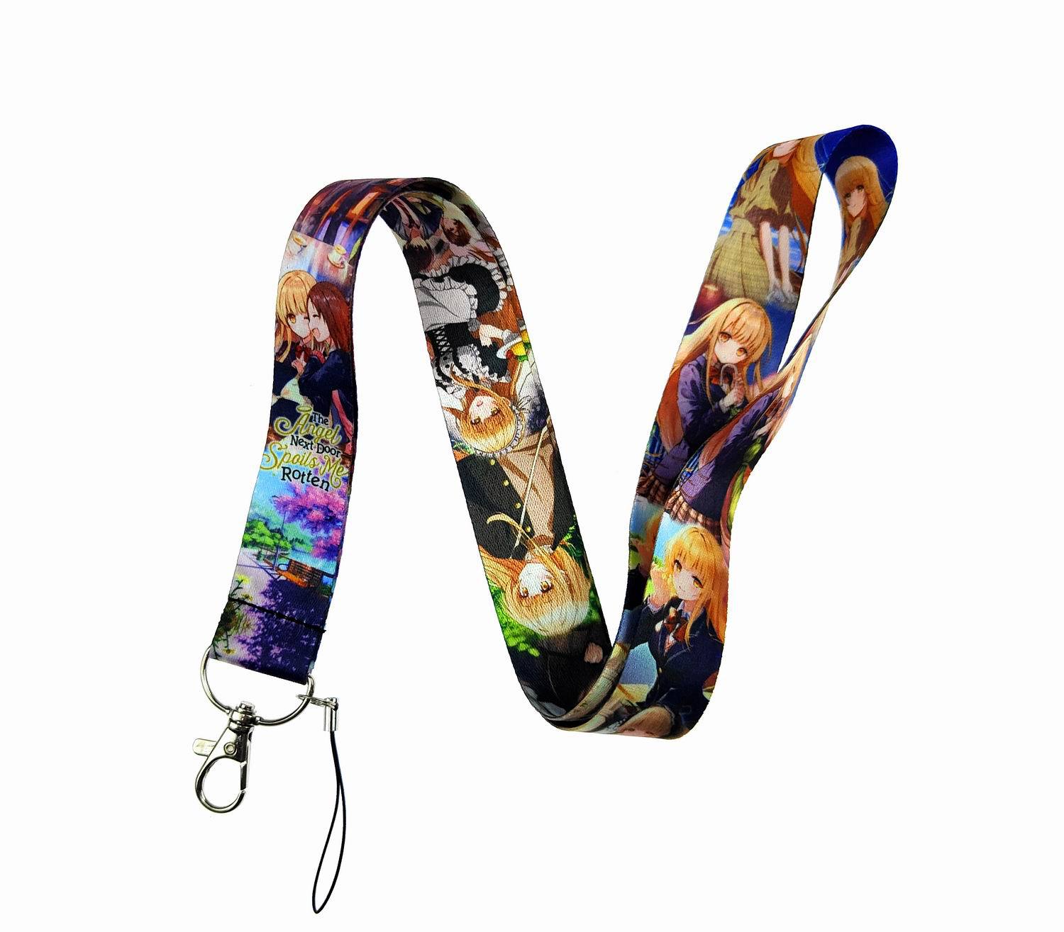 kids designer Keychain Anime The Angel Next Door Spoils Me Rotten Holder Lanyard Badge ID Card Holder Neck Strap Cell Phone Lanyard Office School Accessories
kids designer Keychain Anime The Angel Next Door Spoils Me Rotten Holder Lanyard Badge ID Card Holder Neck Strap Cell Phone Lanyard Office School Accessories