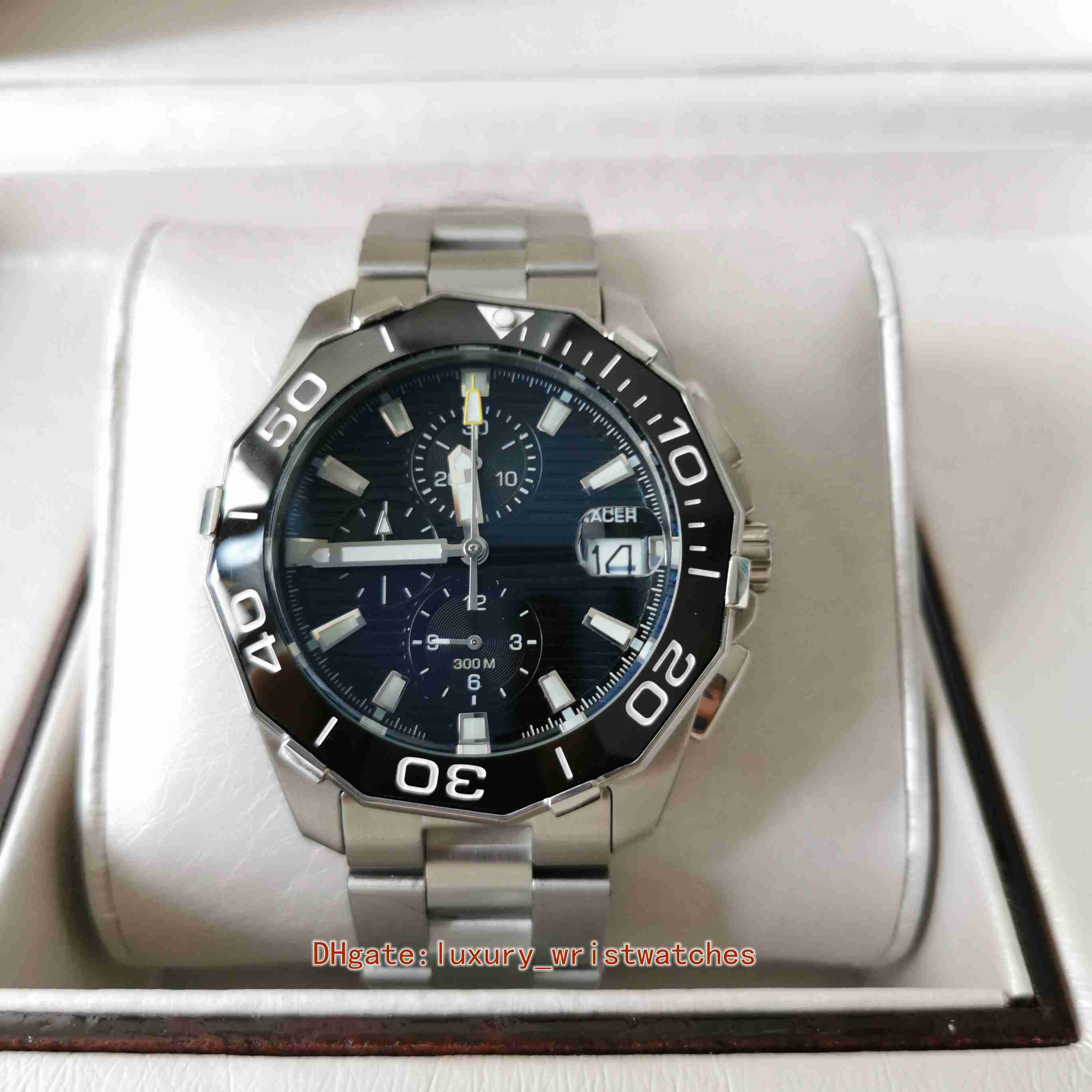 Excellent mens watches CAY211A.BA0927 43mm Sapphire Chronograph Black Dial Stainless Steel Automatic mechanical LumiNova wristwatches men watch, Buy box
Excellent mens watches CAY211A.BA0927 43mm Sapphire Chronograph Black Dial Stainless Steel Automatic mechanical LumiNova wristwatches men watch, Buy box