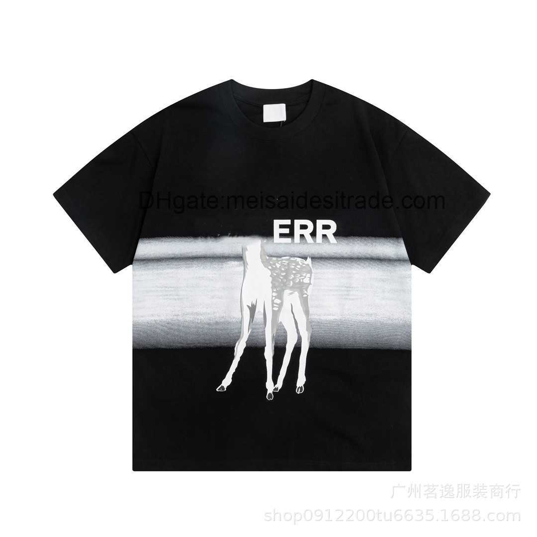 AAAAA Designer Luxury T-shirt Bur Brand The correct version BU home logo Little Deer Print T-shirt High Street Casual Versatile Couple Fashion, Black
AAAAA Designer Luxury T-shirt Bur Brand The correct version BU home logo Little Deer Print T-shirt High Street Casual Versatile Couple Fashion, Black