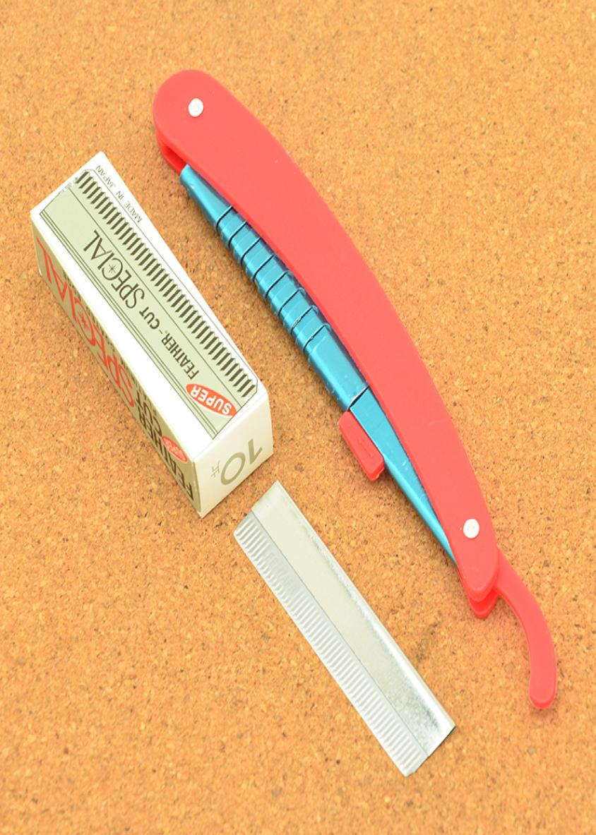 

Meisha 1PCS Professional Barber Hair Blades Razor Change Blade Folding Shaving Knife Women Makeup Scraping Eyebrow Knife 10PCS Bla1933692