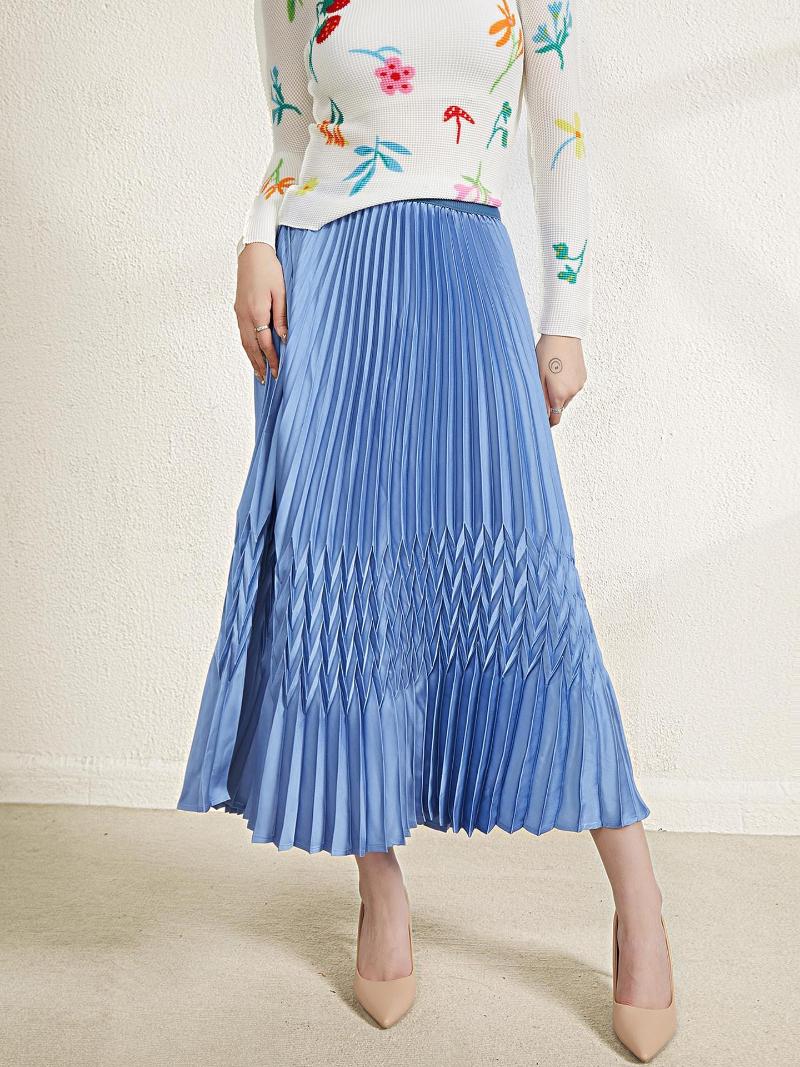Skirts Half Skirt Women's Pleated Jacquard Fashion Style Commuting A-line Display Thin, Picture color
Skirts Half Skirt Women's Pleated Jacquard Fashion Style Commuting A-line Display Thin, Picture color