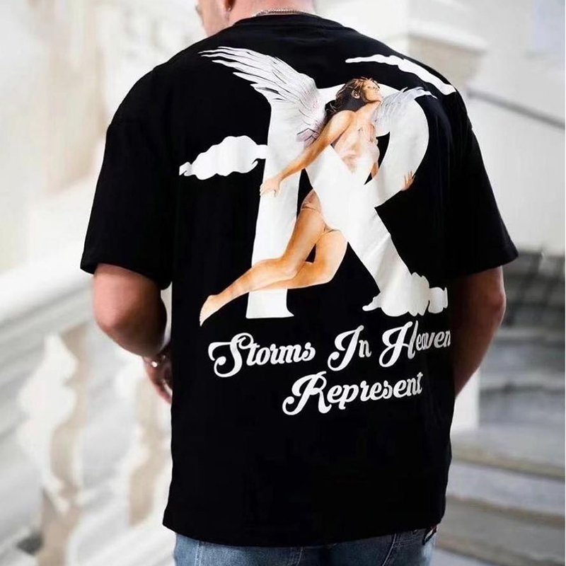 Mens T-shirts 8 Colors Casual Short Sleeves Oversized T shirts Cotton Tee Men Women Hip Hop Streetwear MG230113, White
Mens T-shirts 8 Colors Casual Short Sleeves Oversized T shirts Cotton Tee Men Women Hip Hop Streetwear MG230113, White