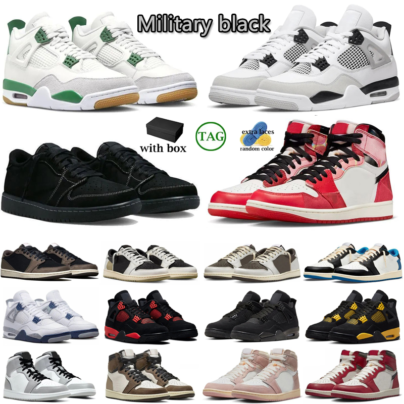 with box 4s 1s basketball shoes 4 pine green Military Black cat Red Thunder 1 Black Phantom Reverse mocha Lost Found Washed Pink men women trainers sports sneakers 36-47, 28
with box 4s 1s basketball shoes 4 pine green Military Black cat Red Thunder 1 Black Phantom Reverse mocha Lost Found Washed Pink men women trainers sports sneakers 36-47, 28