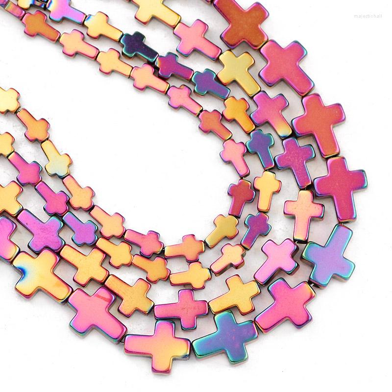 Beads Natural Stone Cross Jesus Hematite 4x6/6x8/8x10MM Rose Red Spacer Loose For Jewelry Making Diy Bracelet Necklace Earrings
Beads Natural Stone Cross Jesus Hematite 4x6/6x8/8x10MM Rose Red Spacer Loose For Jewelry Making Diy Bracelet Necklace Earrings