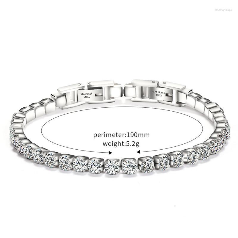 Bangle Modyle 316L Stainless Steel Sparkly Cubic Zircon Tennis Link Bracelets For Men And Women GiftsBangle Raym22
Bangle Modyle 316L Stainless Steel Sparkly Cubic Zircon Tennis Link Bracelets For Men And Women GiftsBangle Raym22