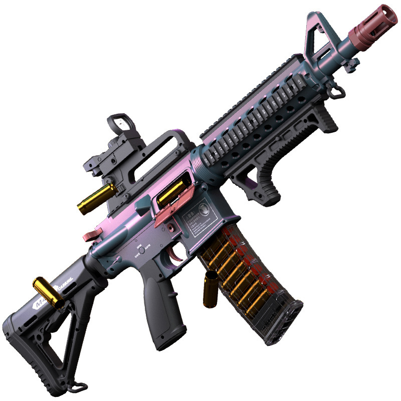 M4A1 Electric Toy Guns Nylon Soft Bullet Shell Ejected M416 Rifle Chameleon Sniper Model Airsoft Gun Toy For Adults Boys Children