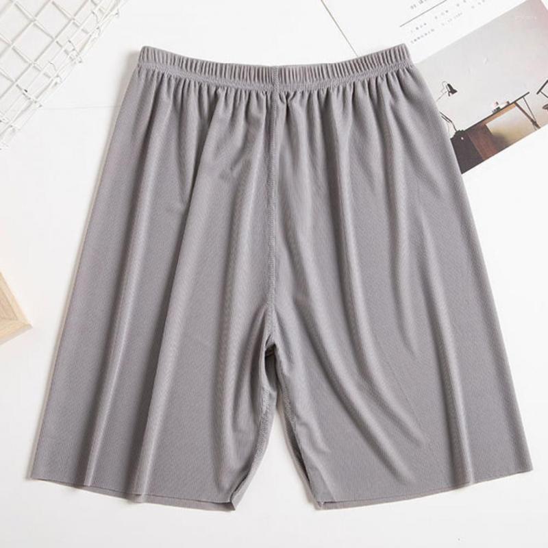 Men's Sleepwear Men Sleeping Shorts Mid-rise Elastic Waistband Pajama Breathable Wide Leg Ice Silk Ribbed Casual, Black
Men's Sleepwear Men Sleeping Shorts Mid-rise Elastic Waistband Pajama Breathable Wide Leg Ice Silk Ribbed Casual, Black