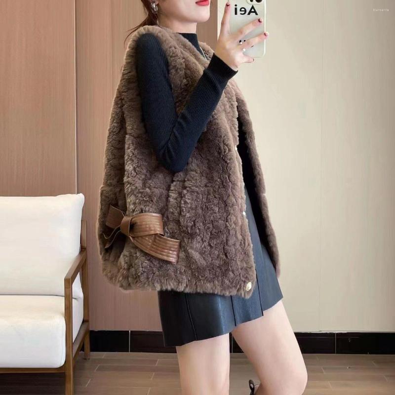 Women' Fur Women Fall Winter Faux Sleeveless Jacket Solid Color Round Collar Vest Office Lady Casual Single Breasted Outerwear M448, Beige
Women' Fur Women Fall Winter Faux Sleeveless Jacket Solid Color Round Collar Vest Office Lady Casual Single Breasted Outerwear M448, Beige