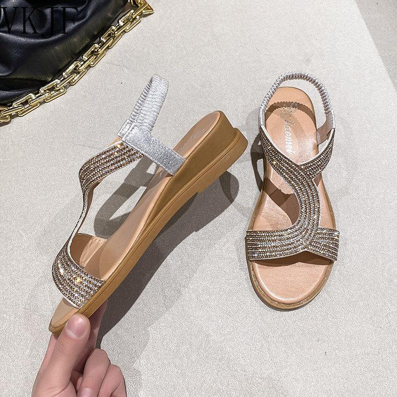 Sandals Casual Platform 2023 Summer Comfortable Soft Bottom Trend Fashion Rhinestone Open Toe Flat Heel Beach Women's Shoes, Black
Sandals Casual Platform 2023 Summer Comfortable Soft Bottom Trend Fashion Rhinestone Open Toe Flat Heel Beach Women's Shoes, Black