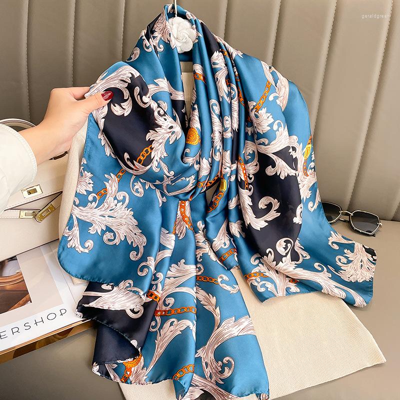 Scarves Summer Model Silk Scarf Couple Style For Gift 2023 Women Luxury 180X90CM Shawls Fashion Design Sunscreen Bandana
Scarves Summer Model Silk Scarf Couple Style For Gift 2023 Women Luxury 180X90CM Shawls Fashion Design Sunscreen Bandana