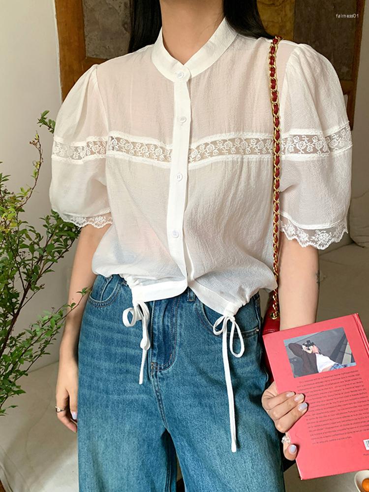 Women' Blouses GypsyLady Summer Lace Chic Blouse Shirt Rayon Cropped Up Hollow Out Thin Sheer Sexy Holiday Women Casual Tops, Beige
Women' Blouses GypsyLady Summer Lace Chic Blouse Shirt Rayon Cropped Up Hollow Out Thin Sheer Sexy Holiday Women Casual Tops, Beige