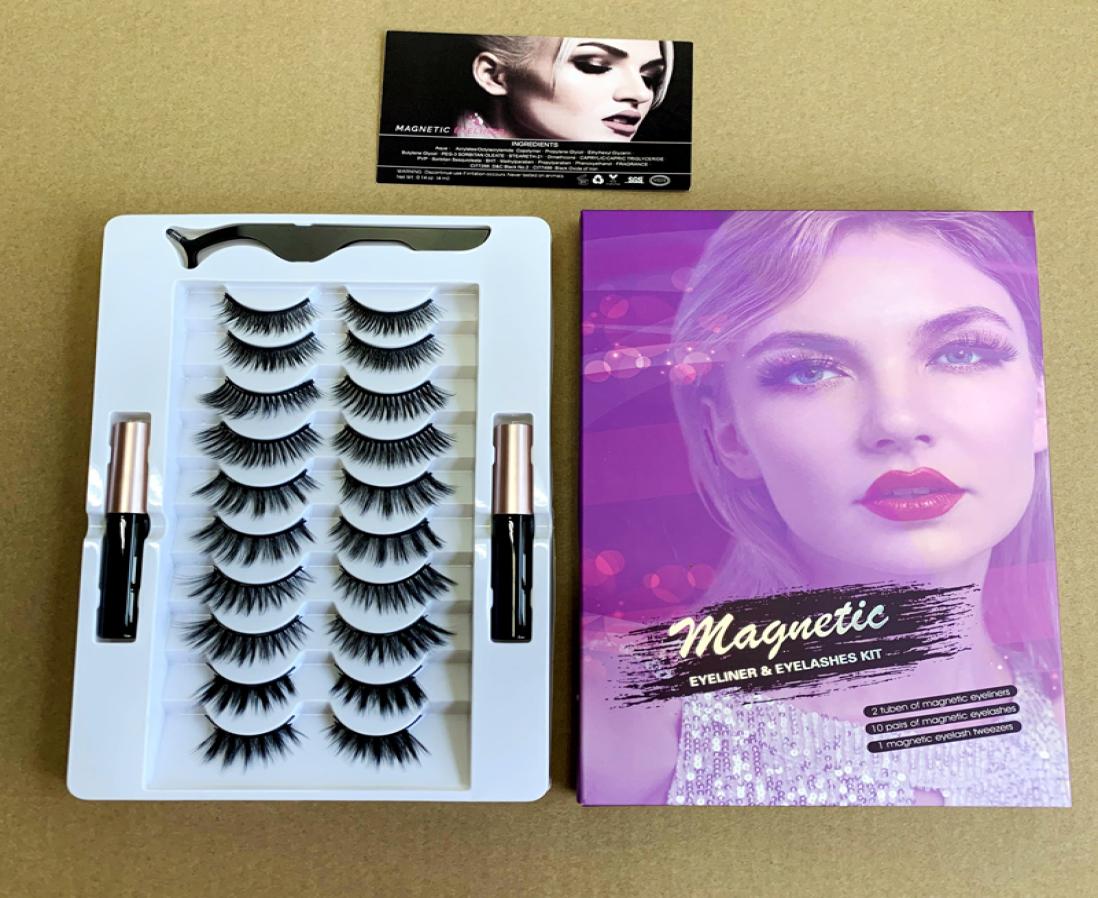 Upgraded 10 Pairs Magnetic Eyelashes Double Liquid Eyeliner Kit With Tweezers Reusable 3D 6D False Lashes Magnetic Eyeliner Natura6085648
Upgraded 10 Pairs Magnetic Eyelashes Double Liquid Eyeliner Kit With Tweezers Reusable 3D 6D False Lashes Magnetic Eyeliner Natura6085648