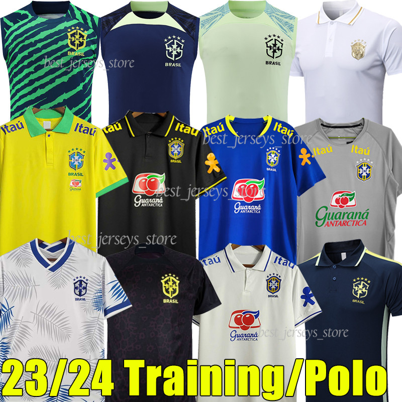 FIRMINO JESUS PELE soccer jerseys 2023 2024 bRaZiLs Camiseta de futbol PAQUETA NERES COUTINHO football shirt 22/23/24 maillot de foot Casemiro BrAsIl Polo Training