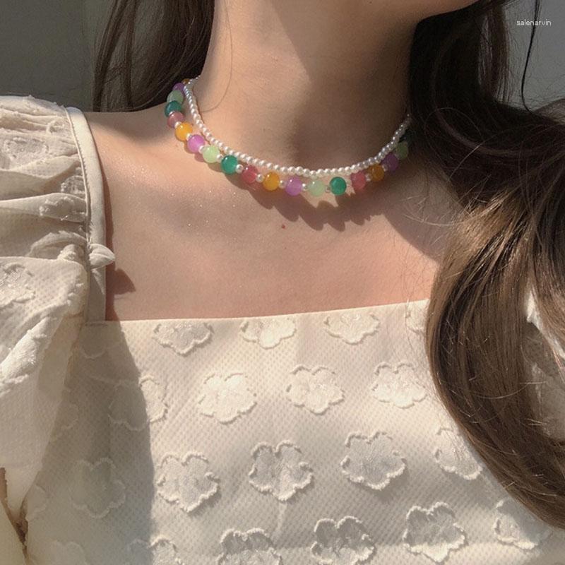 Chains Coloured Beads Pearl Layered Necklaces For Women Vintage Y2k Jewelry Cute Kawaii Necklace 2000s Aesthetic 2023
Chains Coloured Beads Pearl Layered Necklaces For Women Vintage Y2k Jewelry Cute Kawaii Necklace 2000s Aesthetic 2023