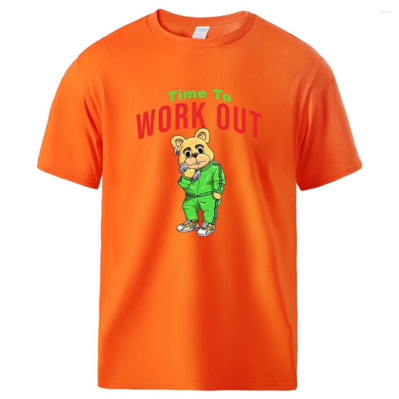 Men' T Shirts Teddy Bear Time To Work Out Printed Man T-Shirt Basic Vintage T-Shirts Skin Friendly Cotton Streetwear Daily Classic Tee, Blue
Men' T Shirts Teddy Bear Time To Work Out Printed Man T-Shirt Basic Vintage T-Shirts Skin Friendly Cotton Streetwear Daily Classic Tee, Blue