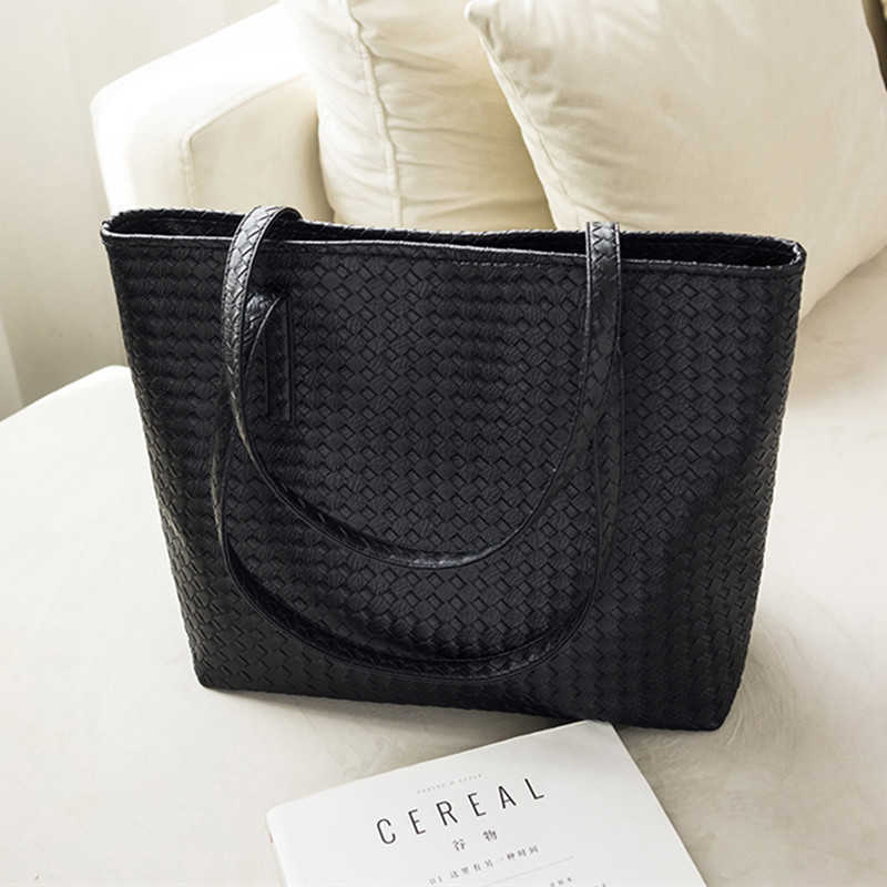 Bag 2023 new women's bag woven bag large capacity shoulder bag fashion leisure handbag simple big bag travel, Woven black
Bag 2023 new women's bag woven bag large capacity shoulder bag fashion leisure handbag simple big bag travel, Woven black