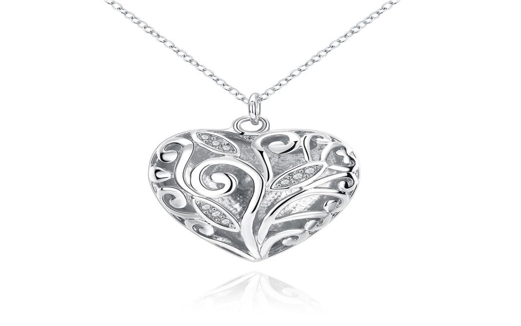 Cubic Zircon Charms Necklace Lovely Heartshaped Pendant Necklace Womens Unique Style 925 Sterling Silver Jewelry Rolo Chain Beaut7944277
Cubic Zircon Charms Necklace Lovely Heartshaped Pendant Necklace Womens Unique Style 925 Sterling Silver Jewelry Rolo Chain Beaut7944277