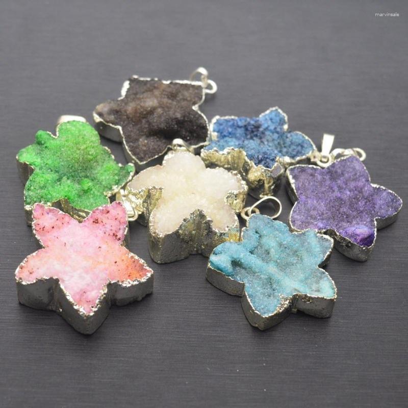 Pendant Necklaces Natural Crystal Star Pendants Electroplating Necklace Unique Crystals Silver Plating Fashion Jewelry
Pendant Necklaces Natural Crystal Star Pendants Electroplating Necklace Unique Crystals Silver Plating Fashion Jewelry