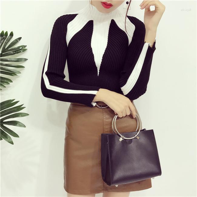 Women's Sweaters 2023 Fall Winter Knitted Women Stand Collar Pullovers Fashion Black And White Cross Knitwear NS06
Women's Sweaters 2023 Fall Winter Knitted Women Stand Collar Pullovers Fashion Black And White Cross Knitwear NS06