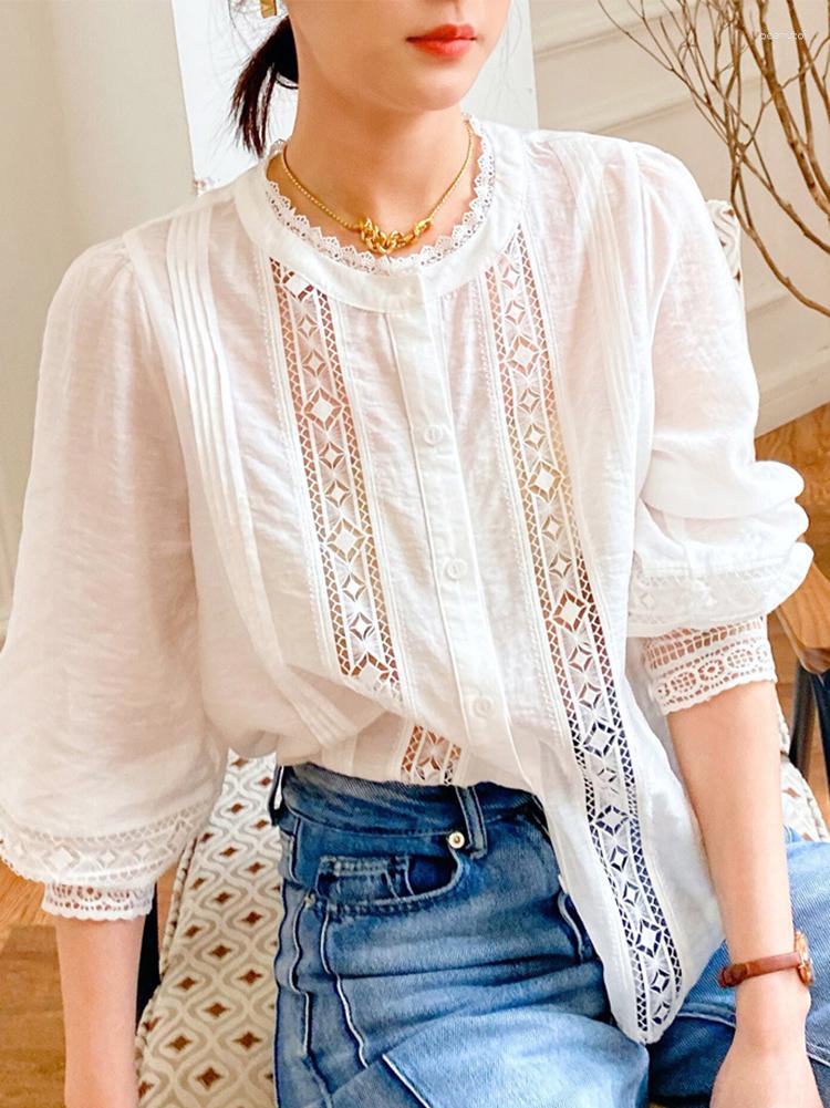 Women' Blouses GypsyLady Hollow Out Elegant Chic Blouse Shirt Lace Patchwork Sheer Sexy Spring Summer Women Puff Sleeve Ladies Top Blusa, White
Women' Blouses GypsyLady Hollow Out Elegant Chic Blouse Shirt Lace Patchwork Sheer Sexy Spring Summer Women Puff Sleeve Ladies Top Blusa, White