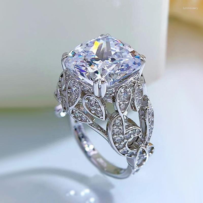 Cluster Rings 2023 High Carbon Diamond 925 Sterling Silver Ring Inlaid With 12 Fat Square Luxury Full Vintage
Cluster Rings 2023 High Carbon Diamond 925 Sterling Silver Ring Inlaid With 12 Fat Square Luxury Full Vintage