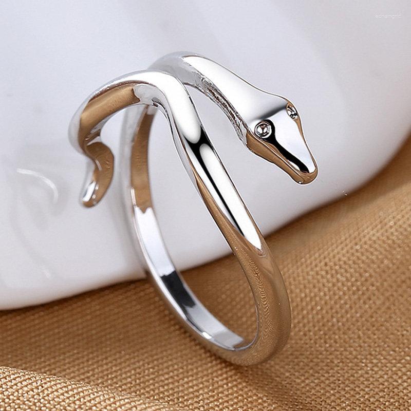 Cluster Rings S925 Sterling Silver Zircon Ring Simple Snake Open For Women Fashion Wedding Anniversary Jewelry Gifts
Cluster Rings S925 Sterling Silver Zircon Ring Simple Snake Open For Women Fashion Wedding Anniversary Jewelry Gifts