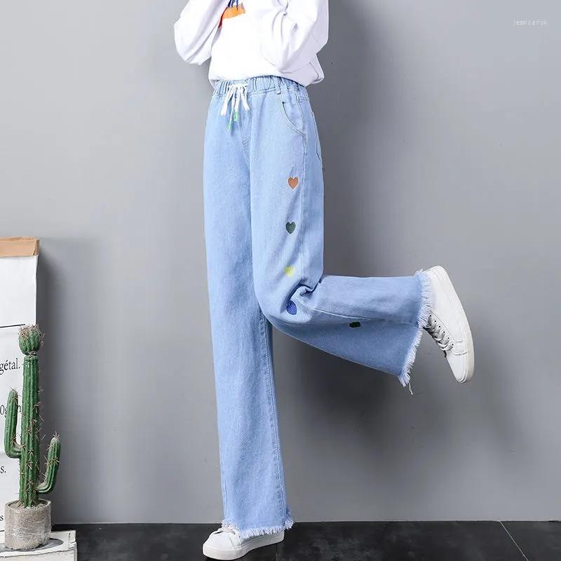 Women' Jeans Women' Female Student Wide Leg Elastic Waist 2023 Pants Junior High School Loose Versatile, Style 1
Women' Jeans Women' Female Student Wide Leg Elastic Waist 2023 Pants Junior High School Loose Versatile, Style 1