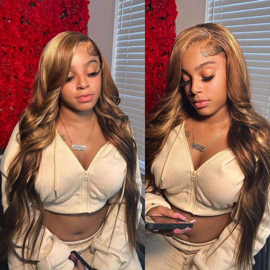 28 Inch Colored Highlight Body Wave 13x6 Hd Lace Front Human Hair Wigs Honey Blonde 13x4 Water Wave Lace Frontal Wig for Women, Mix color
28 Inch Colored Highlight Body Wave 13x6 Hd Lace Front Human Hair Wigs Honey Blonde 13x4 Water Wave Lace Frontal Wig for Women, Mix color
