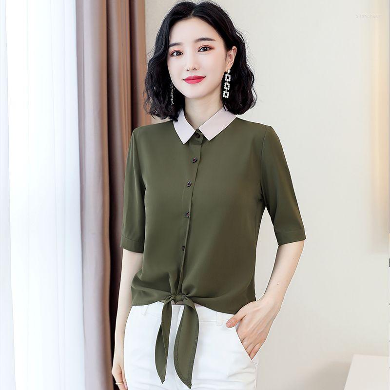 Women's Blouses Female Solid Elegant Korean Fashion Blouse Women Clothing Lace-up Casual Chiffon Shirts Office Lady Simple All-match Tops, Green
Women's Blouses Female Solid Elegant Korean Fashion Blouse Women Clothing Lace-up Casual Chiffon Shirts Office Lady Simple All-match Tops, Green