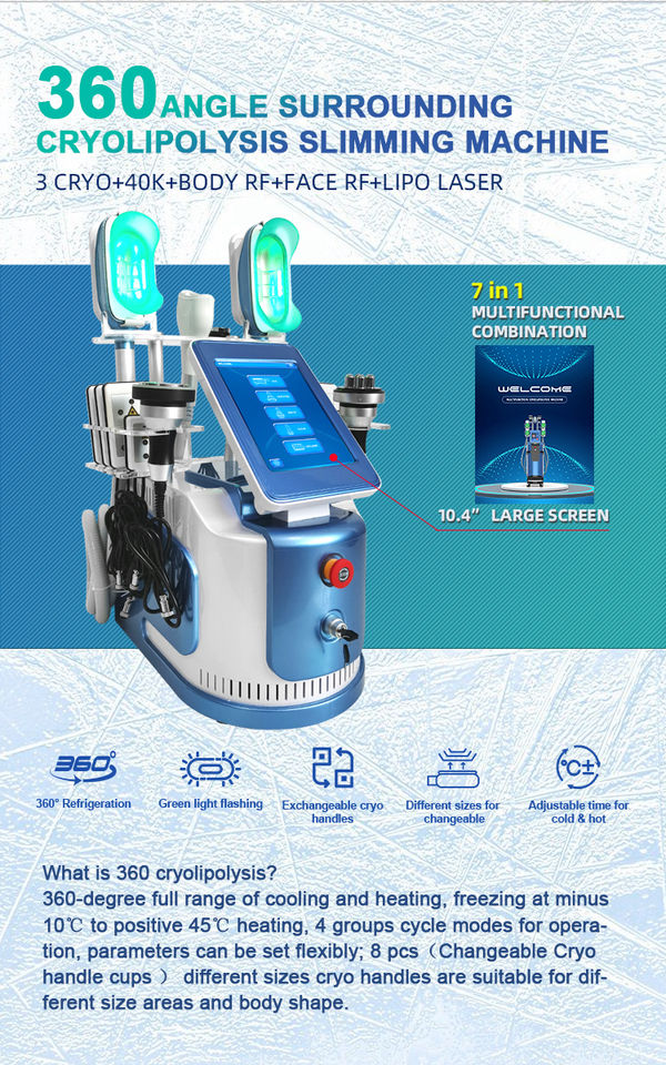 360 Cooling Cryotherapy & Cavitation fat freezing fat reduction body slimming cellulite reduction system
360 Cooling Cryotherapy & Cavitation fat freezing fat reduction body slimming cellulite reduction system
