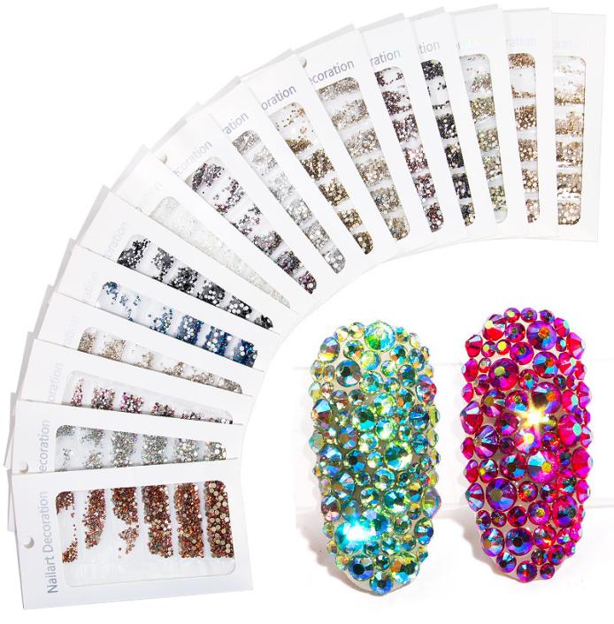Flat Back AB Color Crystal Nail Rhinestone 3D Jewelry Glass Diamond Gems Nails Art Decoration DIY Craft Rhinestones2810839
Flat Back AB Color Crystal Nail Rhinestone 3D Jewelry Glass Diamond Gems Nails Art Decoration DIY Craft Rhinestones2810839