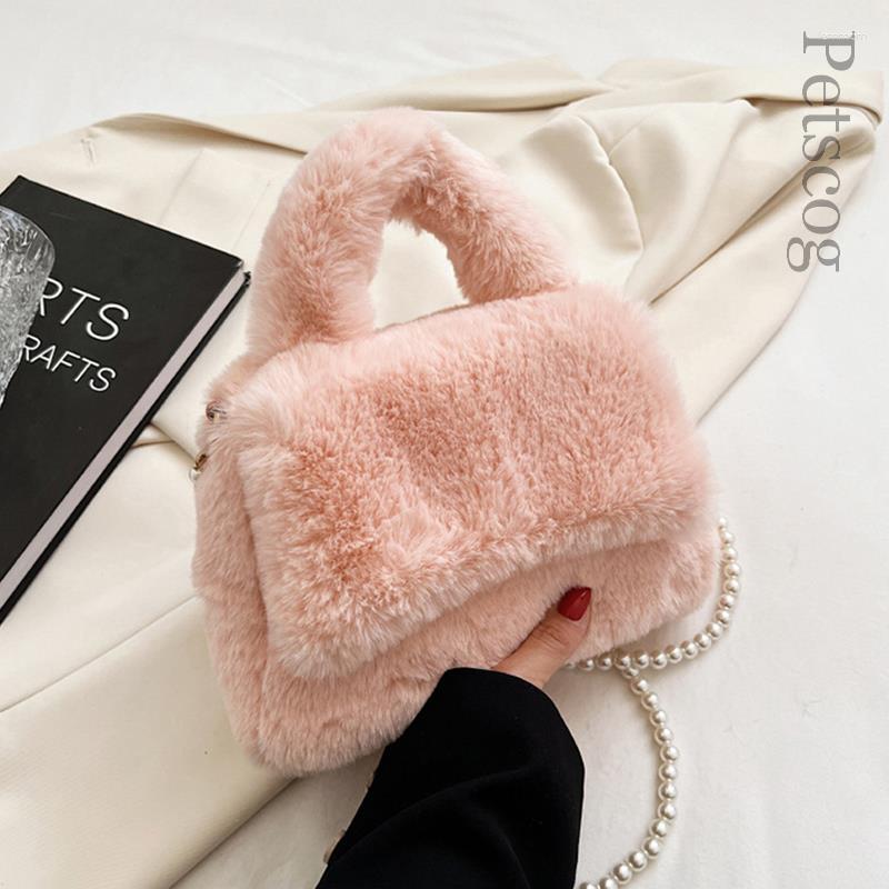 Evening Bags Fashion Soft Plush Small Flap Women Handbags Pearls Chain Shoulder Crossbody Luxury Faux Fur Messenger Bag Puffy Purses, Black
Evening Bags Fashion Soft Plush Small Flap Women Handbags Pearls Chain Shoulder Crossbody Luxury Faux Fur Messenger Bag Puffy Purses, Black