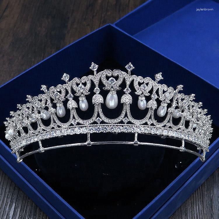 Headpieces Silver Jewelry British Royal Family Pearl Wedding Hair Accessories Crown Tiaras
Headpieces Silver Jewelry British Royal Family Pearl Wedding Hair Accessories Crown Tiaras