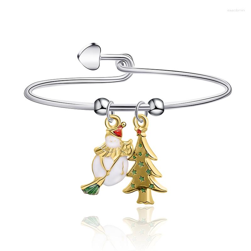 Charm Bracelets Meirenpeizi Cute Pendant Christmas Gift Bracelet For Female Children Alloy Trend Personality Jewelry
Charm Bracelets Meirenpeizi Cute Pendant Christmas Gift Bracelet For Female Children Alloy Trend Personality Jewelry