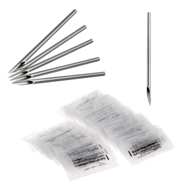 100Pcs Sterilized Disposable Stainless Steel Body Piercing Needles Ear Nose Navel Nipple Lip Sterile Needle8528293
100Pcs Sterilized Disposable Stainless Steel Body Piercing Needles Ear Nose Navel Nipple Lip Sterile Needle8528293