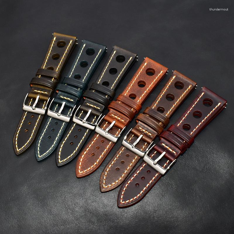 Watch Bands High Quality Oil Wax Cowhide Watchbands 22mm 24mm Genuine Leather Band Strap Belt Ventilated Design Men's Ultra-Thin Brace
Watch Bands High Quality Oil Wax Cowhide Watchbands 22mm 24mm Genuine Leather Band Strap Belt Ventilated Design Men's Ultra-Thin Brace