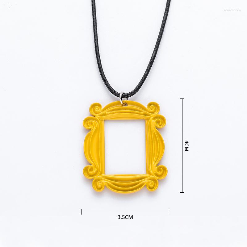 Pendant Necklaces Harong Friends TV Show Necklace Peephole Frame Monica's Door Leather Long Women Accessories Gift
Pendant Necklaces Harong Friends TV Show Necklace Peephole Frame Monica's Door Leather Long Women Accessories Gift