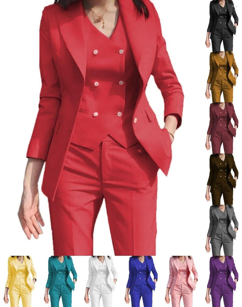 Women' Two Piece Pants 3Pic Womens Suit Business Jacket Blazer Double Breasted Vest Slim, Light blue
Women' Two Piece Pants 3Pic Womens Suit Business Jacket Blazer Double Breasted Vest Slim, Light blue