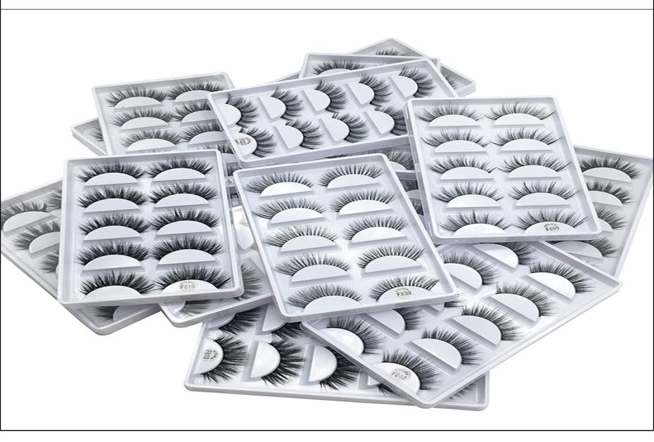 5 Pairs pack Handmade 3D mink Natural Long Cross False Eyelashes Fake Eye Lashes Extensions Soft Fake Eye Lash extensions Black L2640309
5 Pairs pack Handmade 3D mink Natural Long Cross False Eyelashes Fake Eye Lashes Extensions Soft Fake Eye Lash extensions Black L2640309