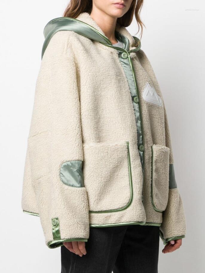 Women' Jackets Jacket 2023 Women Winter Lamb Hair Color Matching Stitching Short Coat Hoodie Women' Pocket Casual Top, Light apricot
Women' Jackets Jacket 2023 Women Winter Lamb Hair Color Matching Stitching Short Coat Hoodie Women' Pocket Casual Top, Light apricot